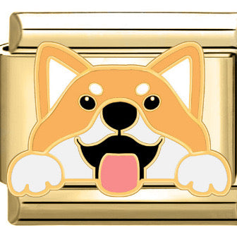 Gold Dog Charms