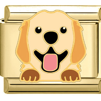 Gold Dog Charms