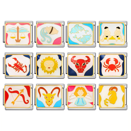 12 Zodiac Sign Charms