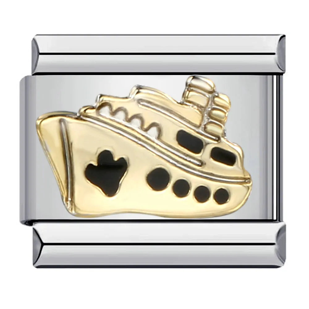 Rocket/Ship/Motorcycle/Car Italian Charm