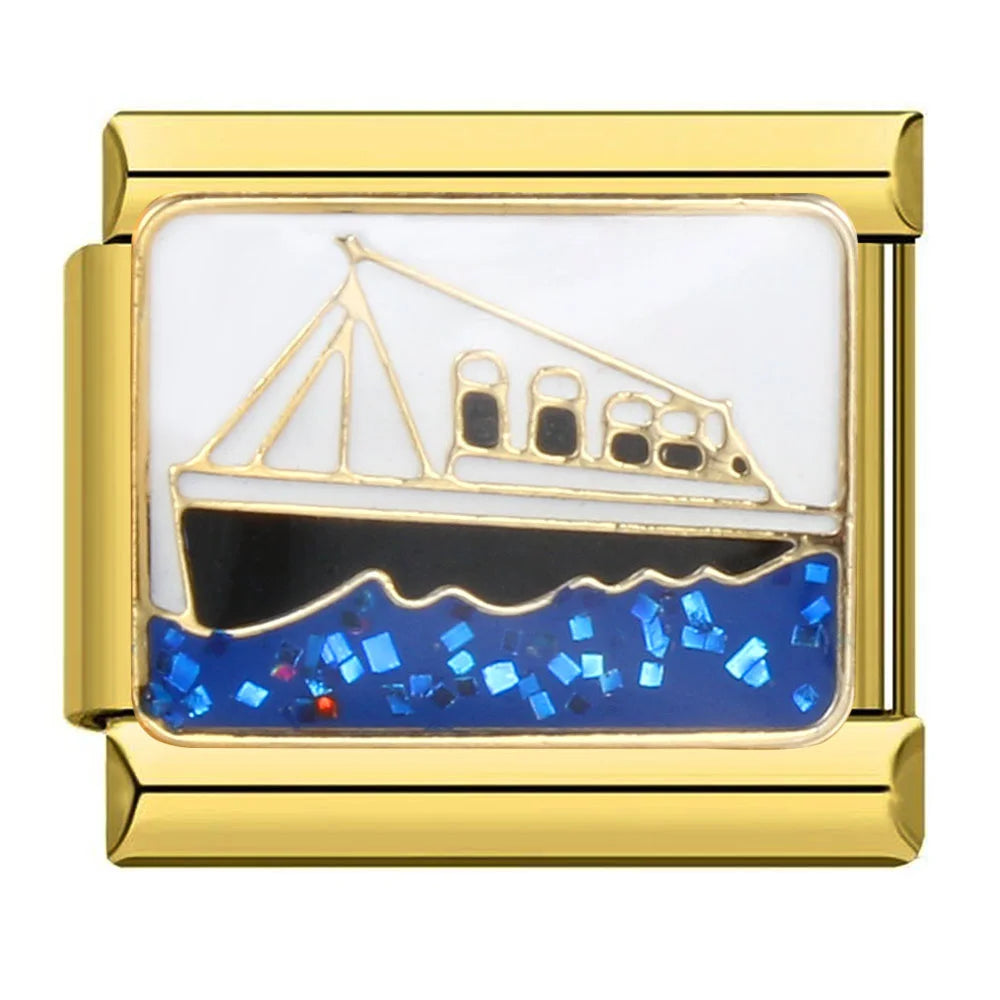 Rocket/Ship/Motorcycle/Car Italian Charm