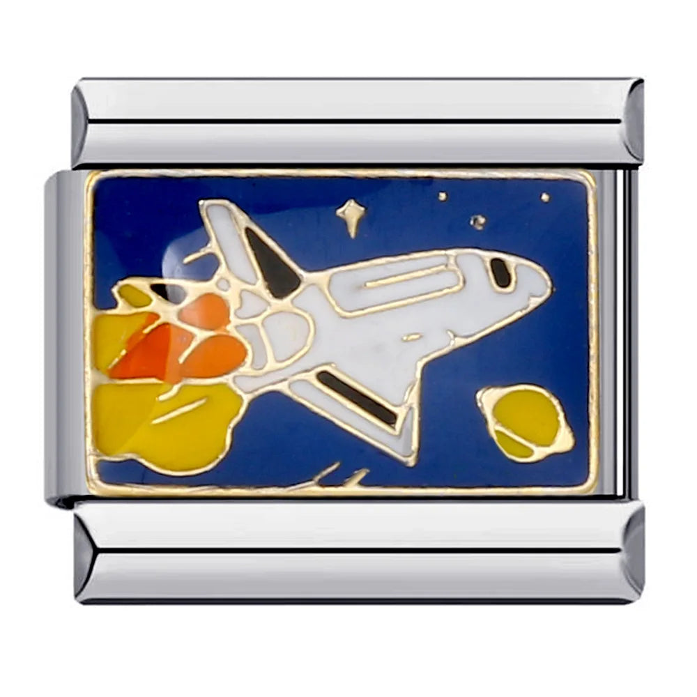 Rocket/Ship/Motorcycle/Car Italian Charm