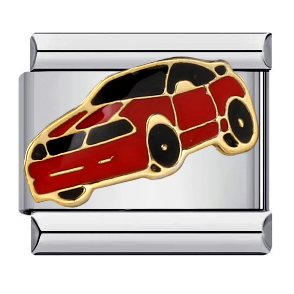 Rocket/Ship/Motorcycle/Car Italian Charm