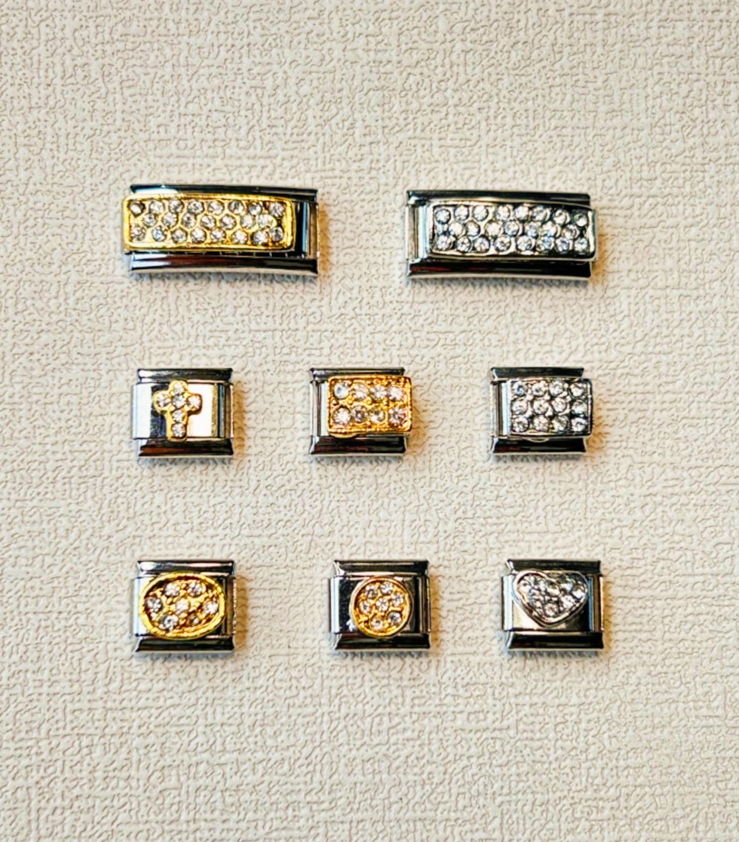 Zircon/Rhinestone Italian Charms