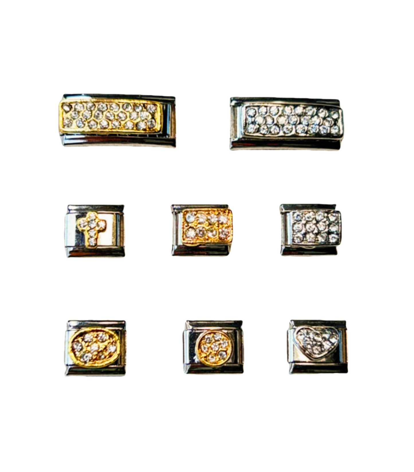 Zircon/Rhinestone Italian Charms