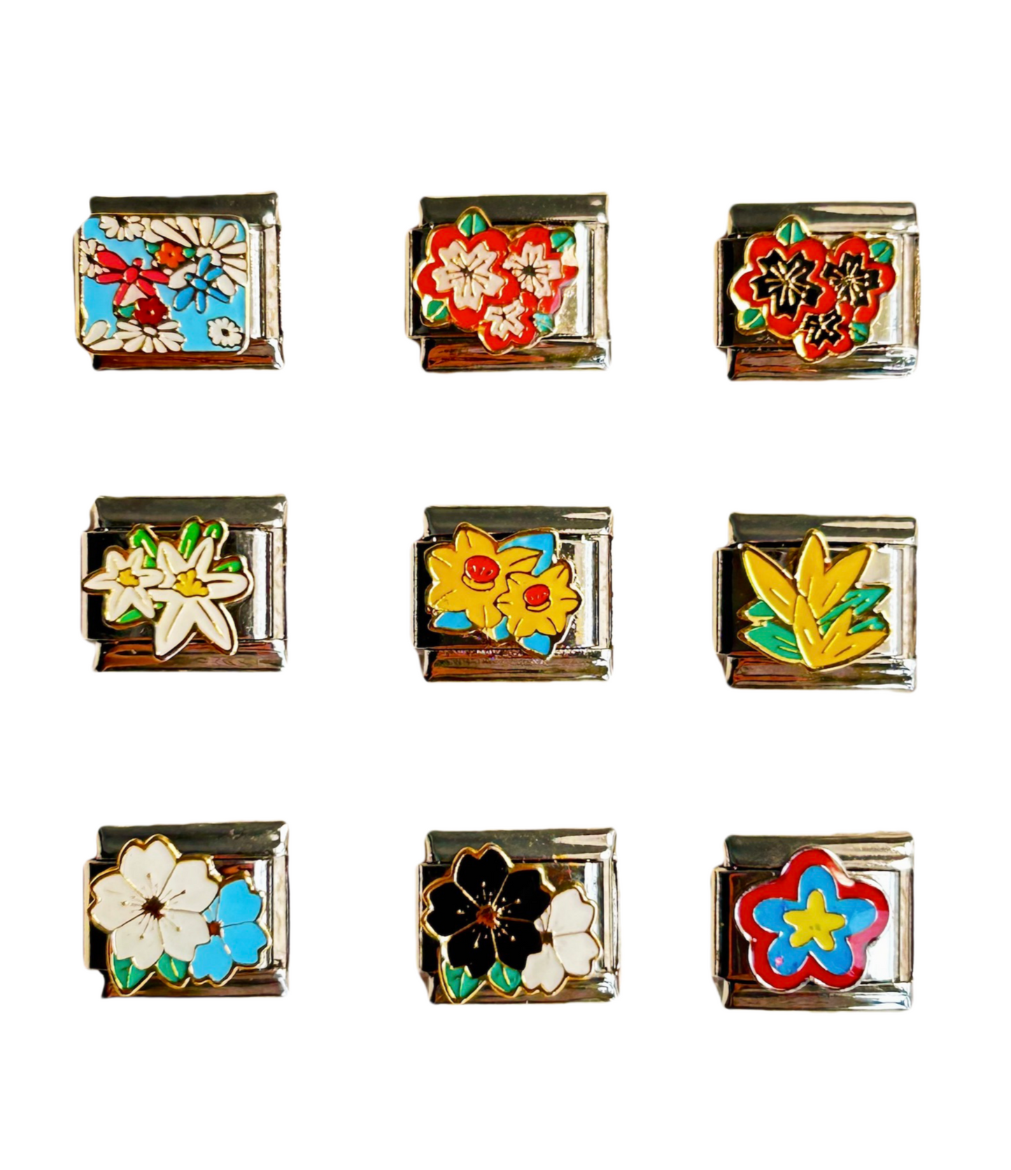 Flower Italian Charms