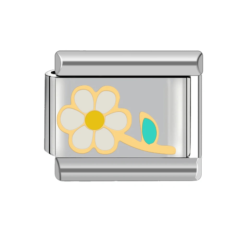 Flower Italian Charms