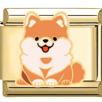 Gold Dog Charms