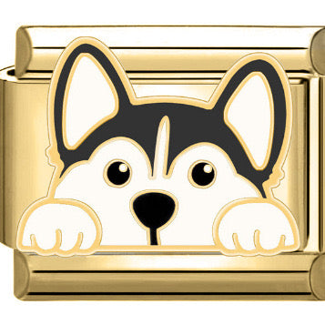 Gold Dog Charms