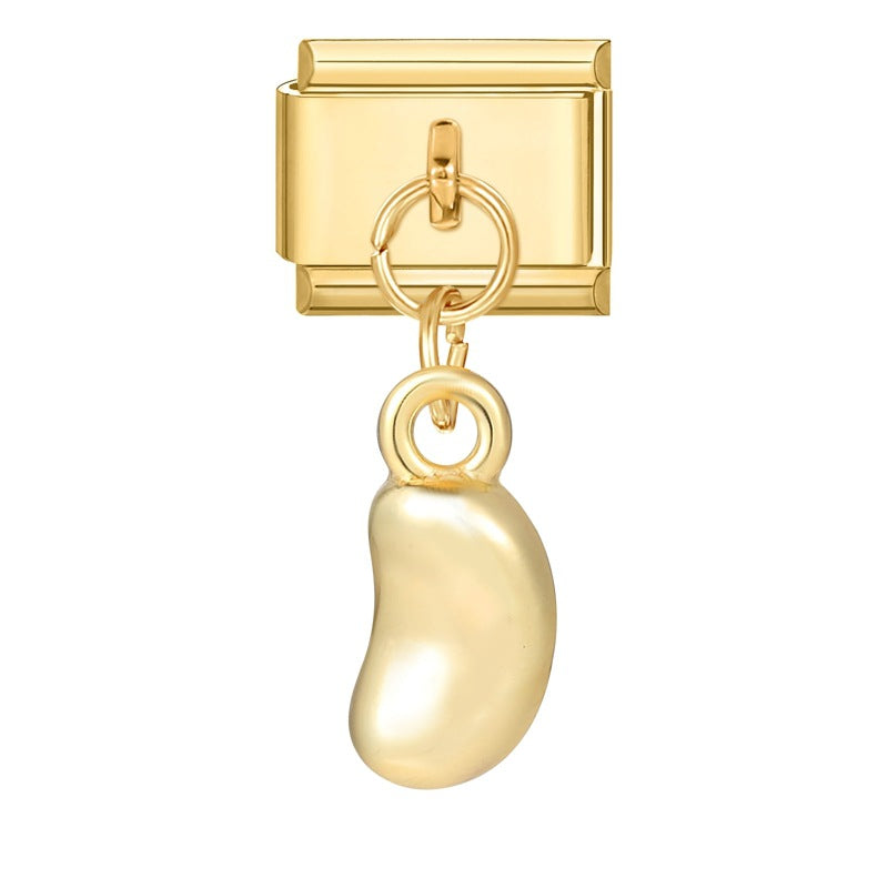 Gold dangle charms