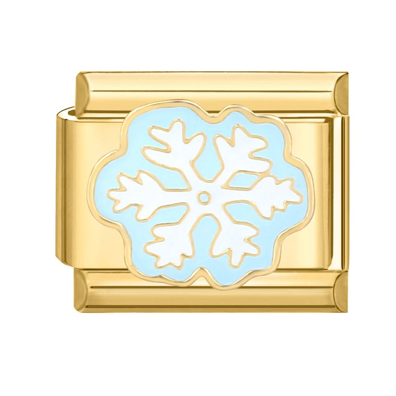 Gold Christmas Italian Charm