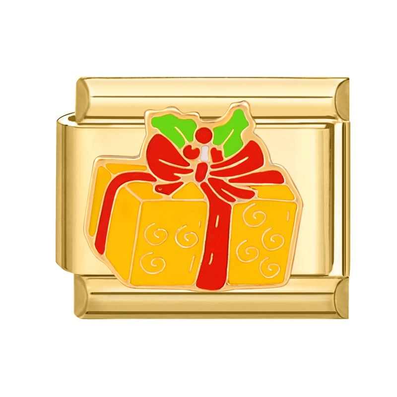 Gold Christmas Italian Charm