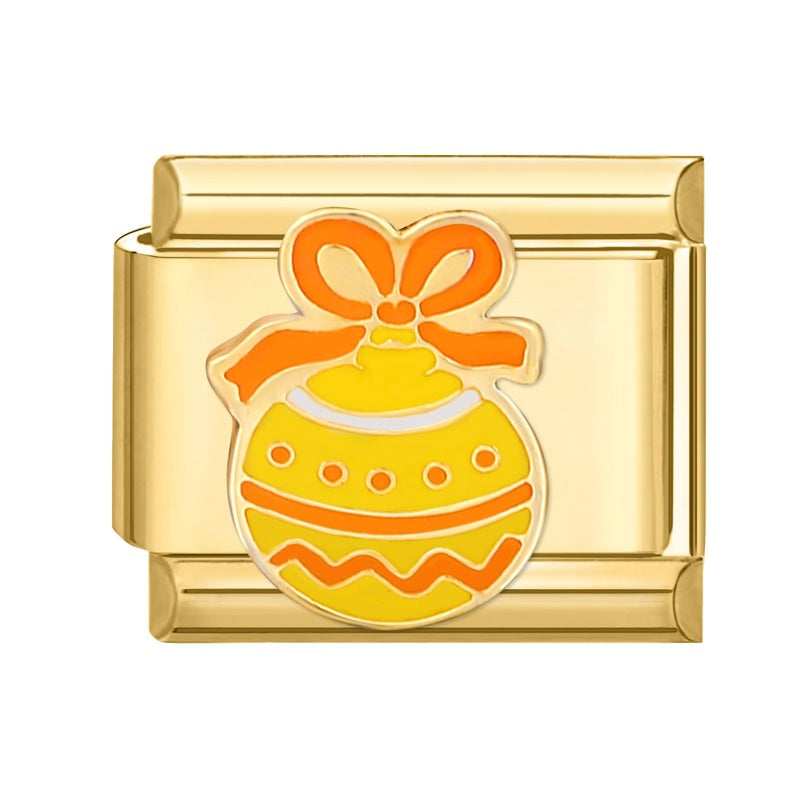 Gold Christmas Italian Charm