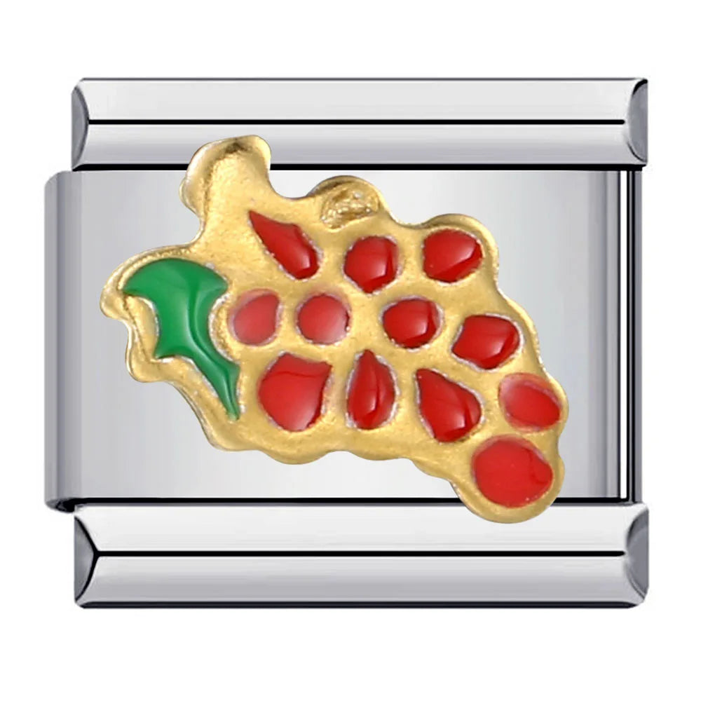 Cherry/Strawberry/Chili/Grape Italian Charms