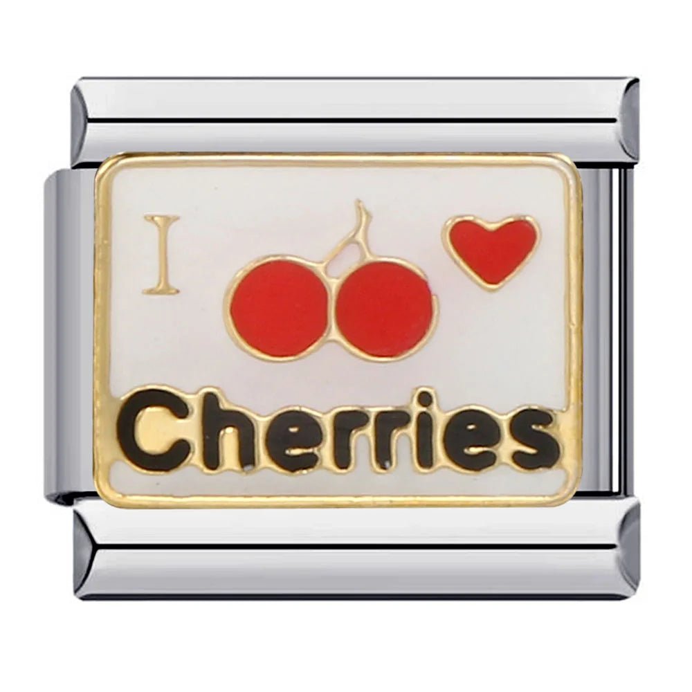 Cherry/Strawberry/Chili/Grape Italian Charms