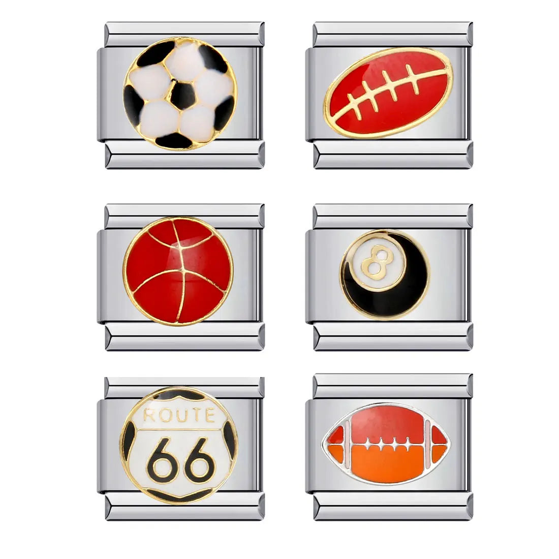 Football/Basketball/Rugby/Billiards Sport Charm