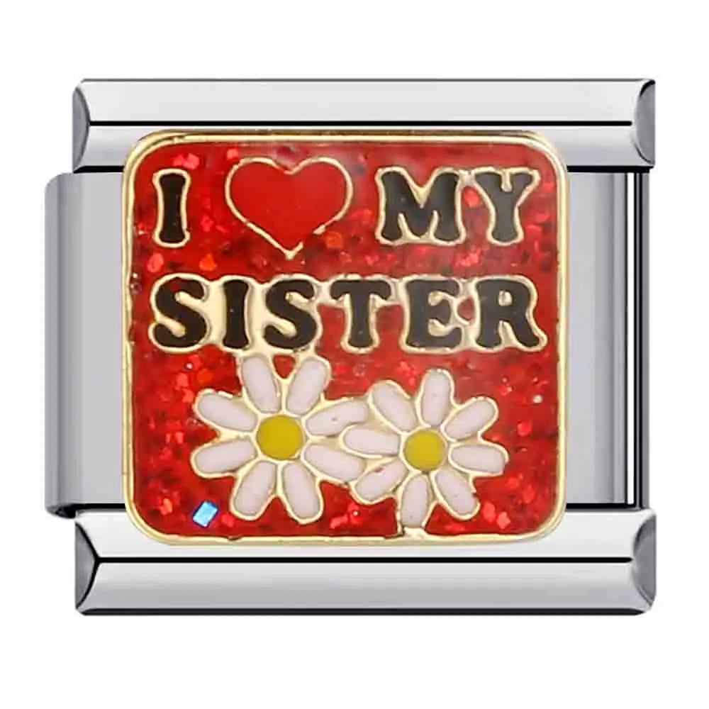 Sister/Love/Heart Charm