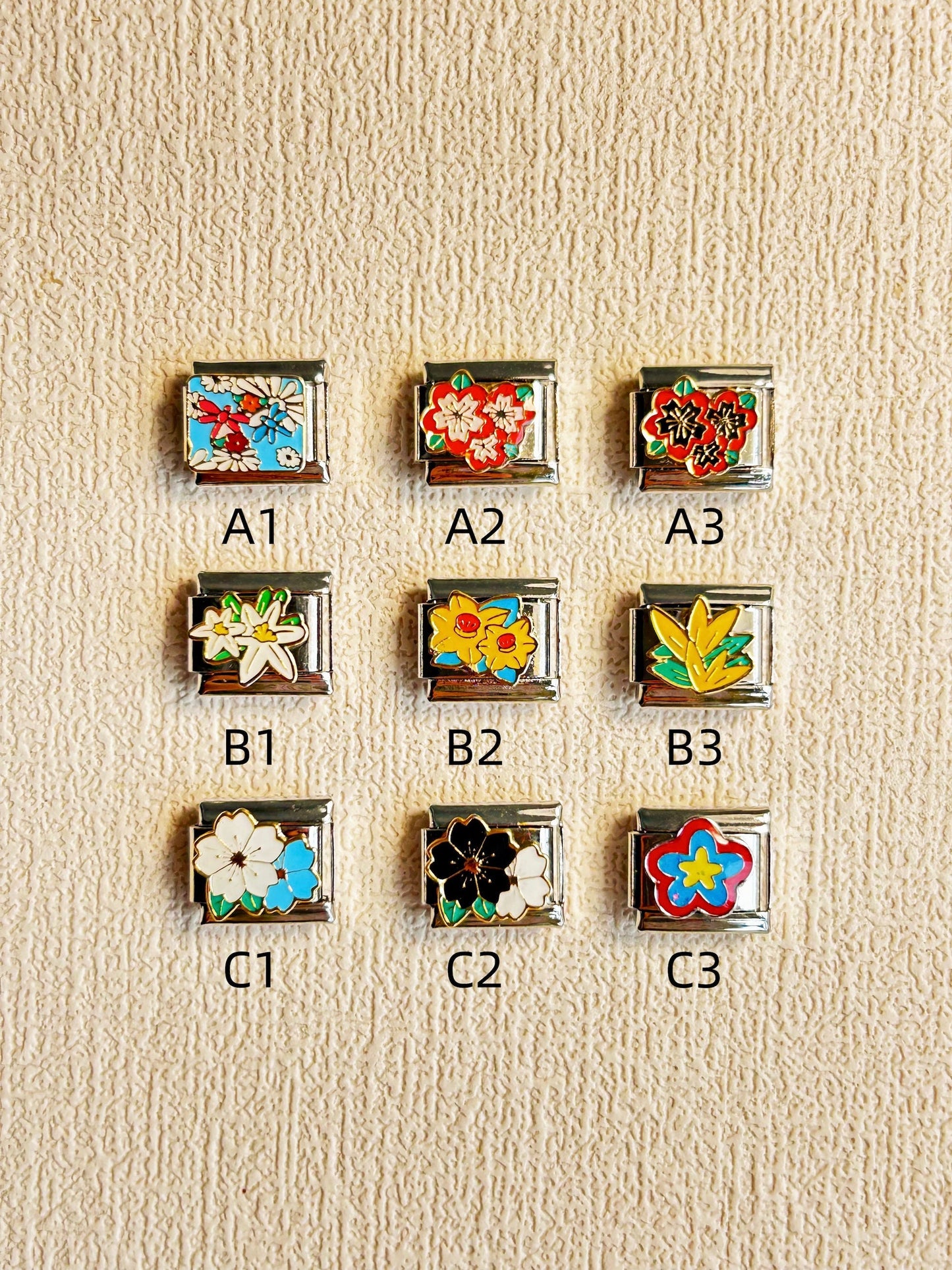 Flower Italian Charms