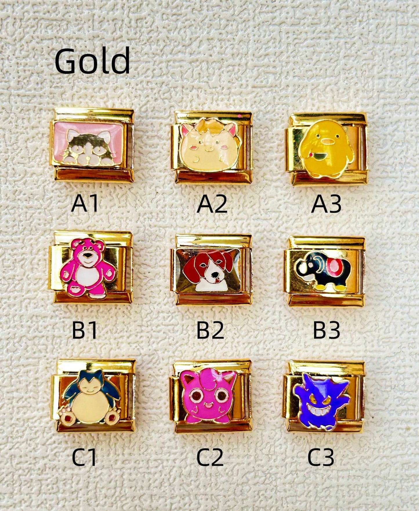 Gold Animal/Pet/Cartoon Charms