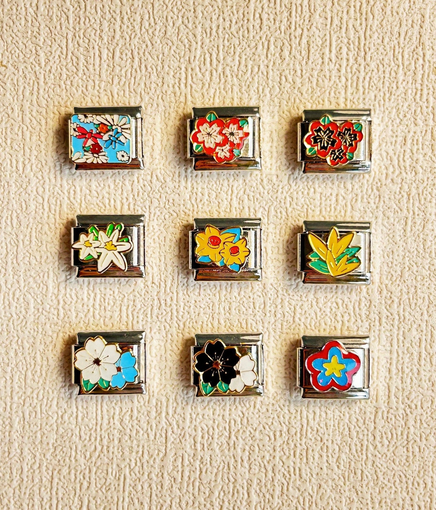 Flower Italian Charms